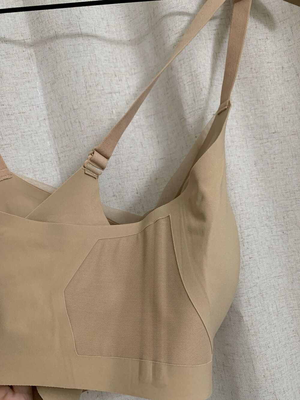 Honey Love Wireless Crossover Bra Sand Size 2XL nwot - Picture 8 of 11
